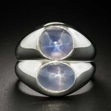 Vintage Double-Star Sapphire Ring