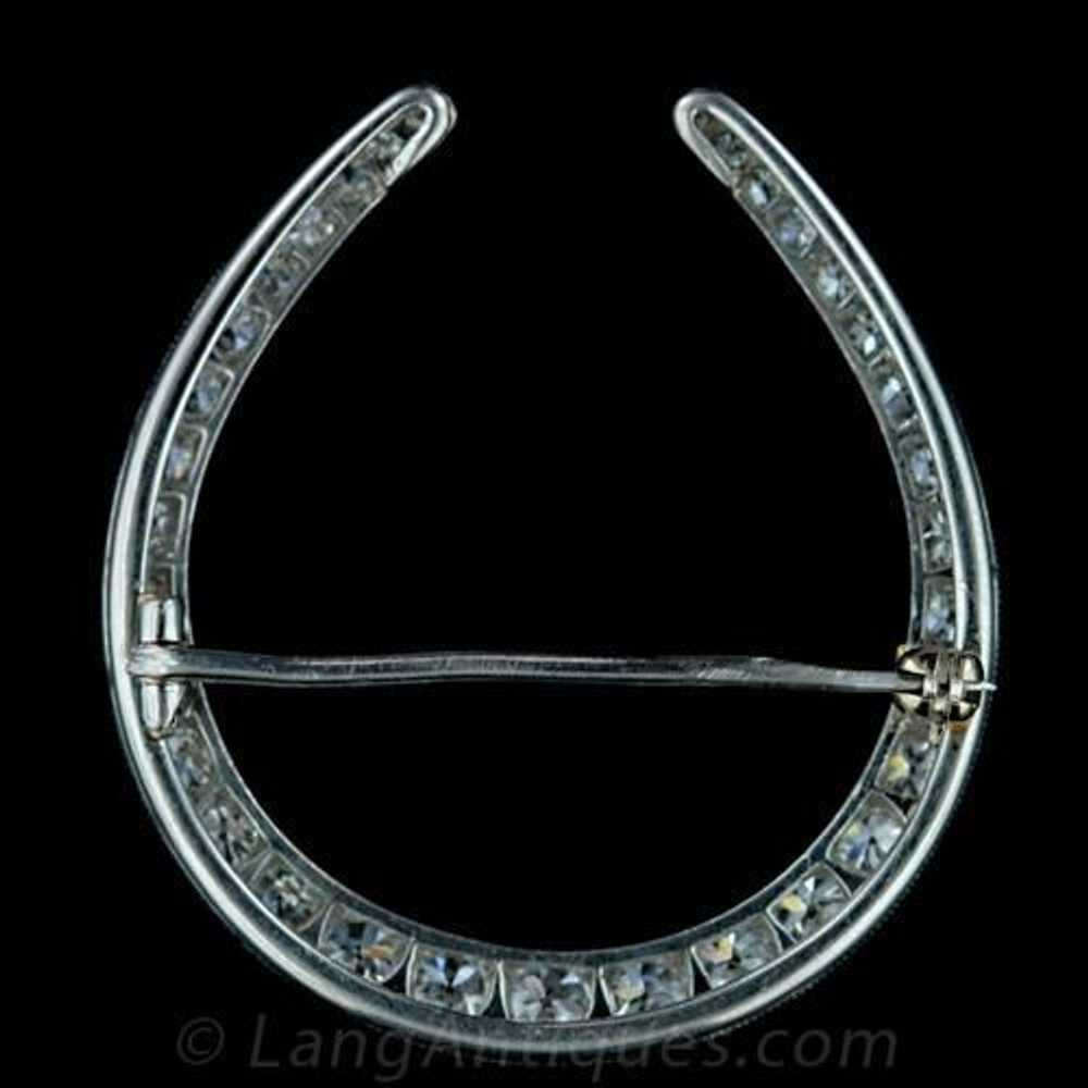 Diamond Horseshoe Pin - image 2