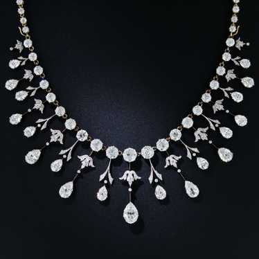 Extraordinary Edwardian Diamond Fringe Necklace
