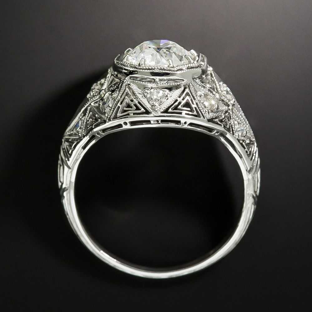 Art Deco 1.17 Carat Diamond Dome Ring - GIA I VS1 - image 3
