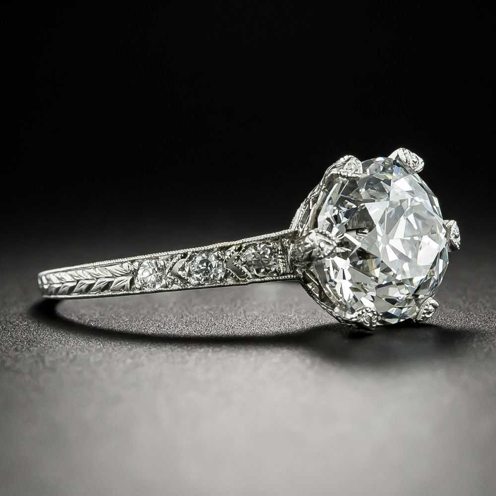 Vintage Tiffany & Co 3.02 Carat Diamond Engagemen… - image 2