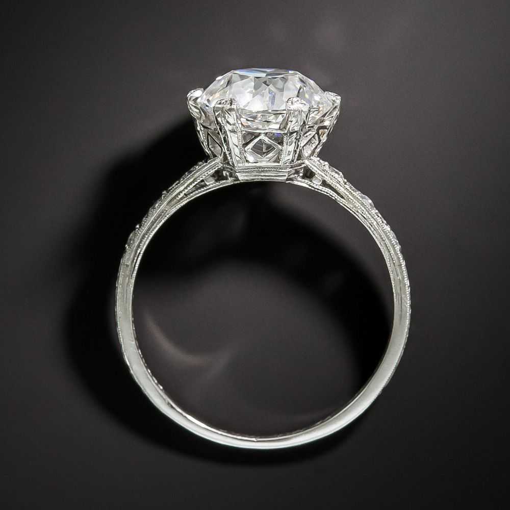 Vintage Tiffany & Co 3.02 Carat Diamond Engagemen… - image 4