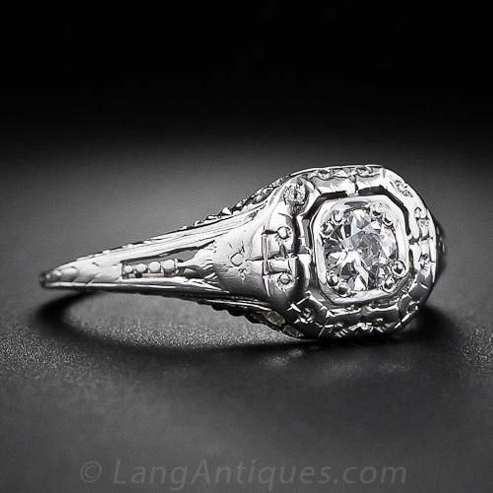 .15 Carat Filigree Diamond Engagement Ring - Circ… - image 2