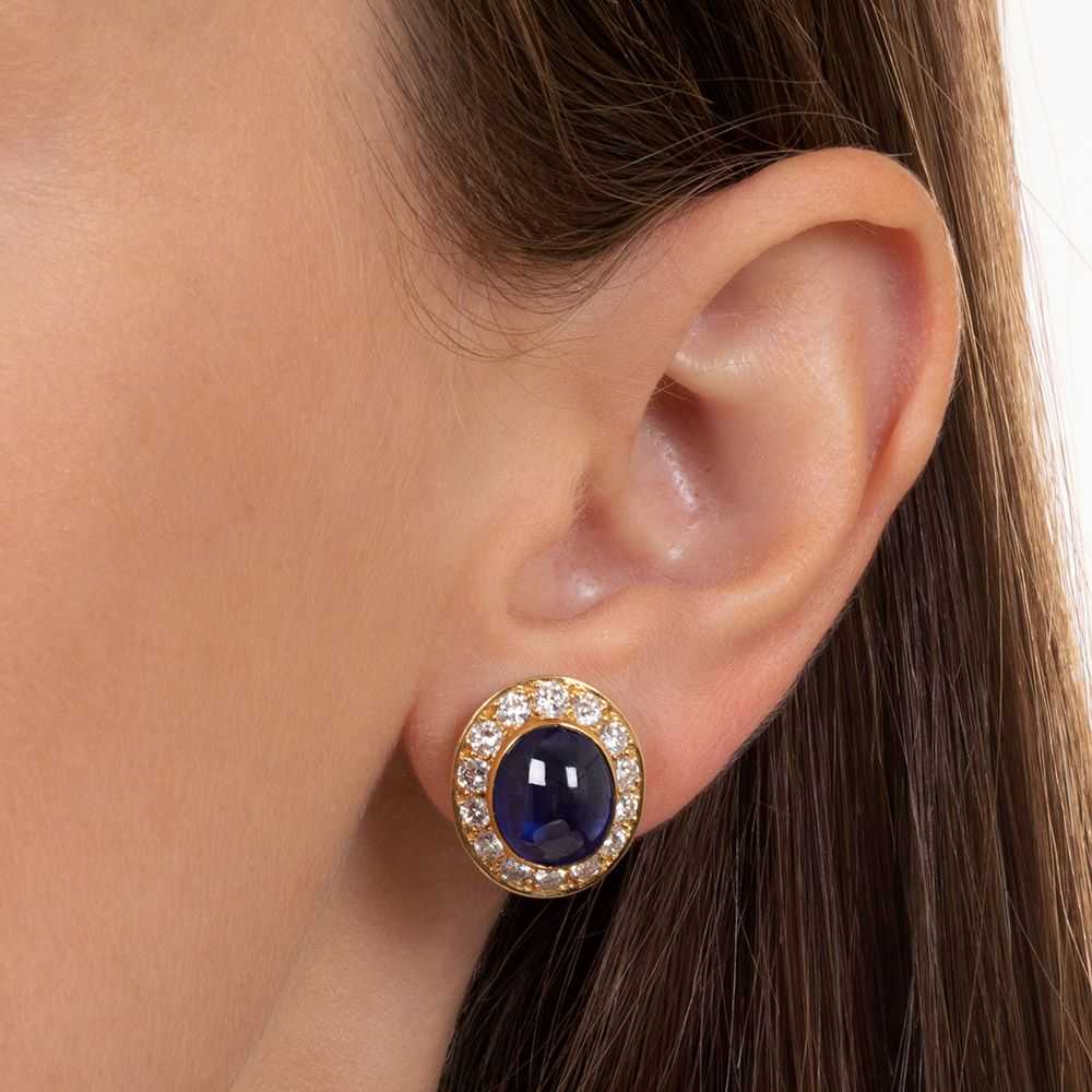 Van Cleef & Arpels Cabochon Sapphire and Diamond … - image 5