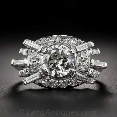 .86 Carat Diamond Late Art Deco Ring