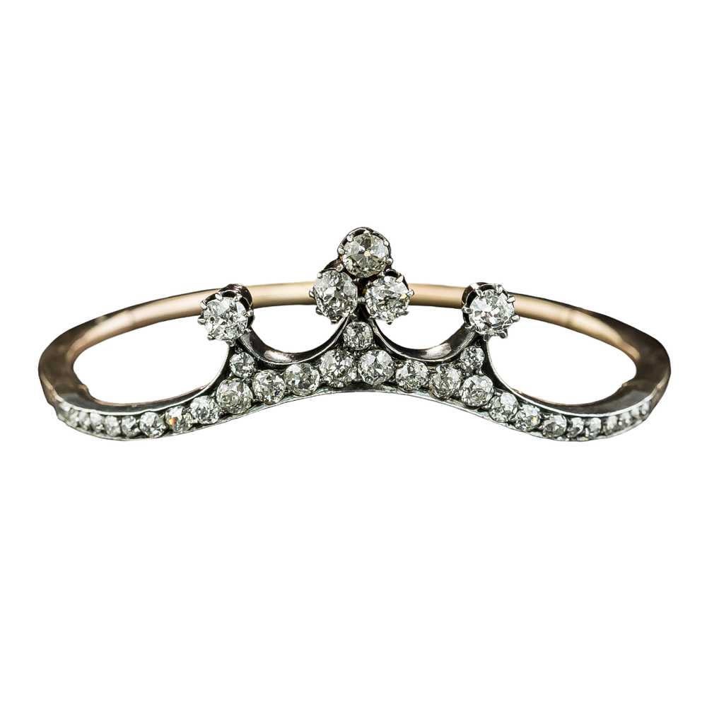 Victorian Diamond Tiara Bracelet - image 2