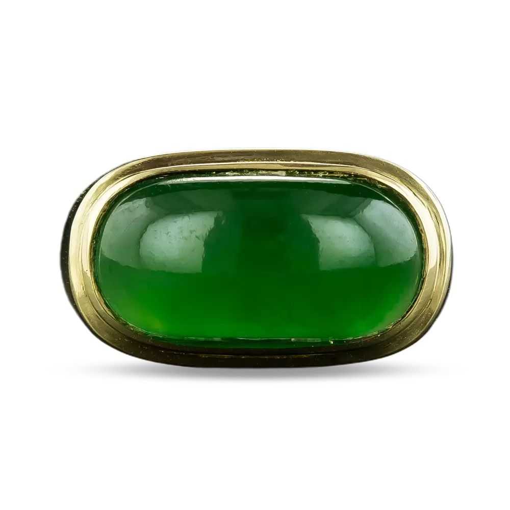 Imperial Burma Jade Ring - image 2