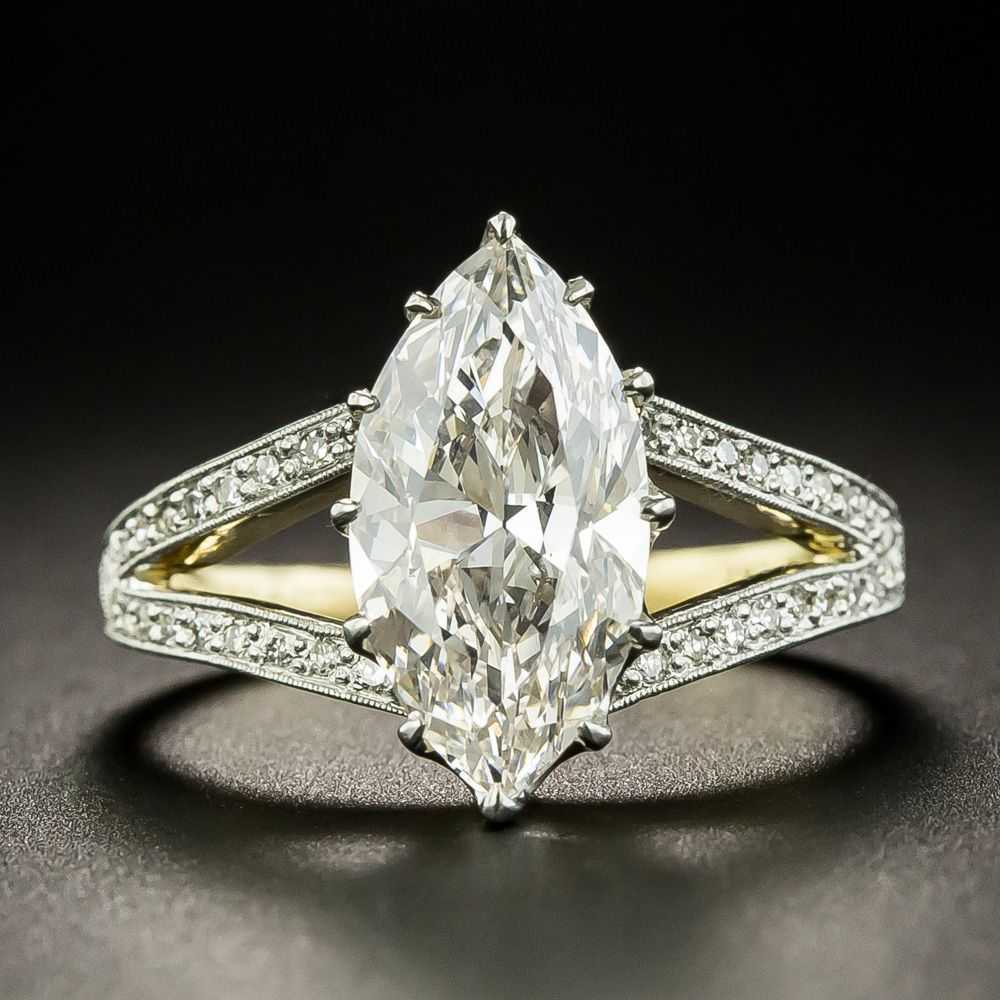 Tiffany & Co. Edwardian 2.71 Carat Marquise Diamo… - image 1