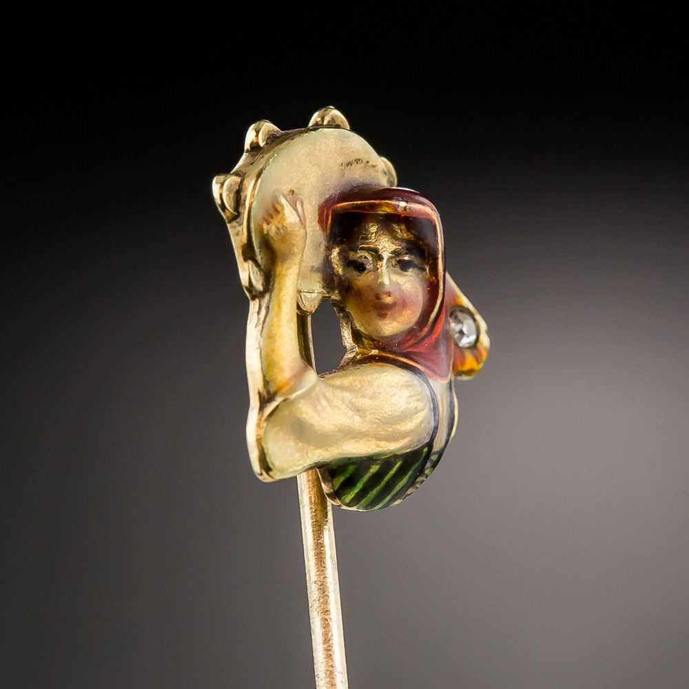 Tambourine Girl Stick Pin - image 2