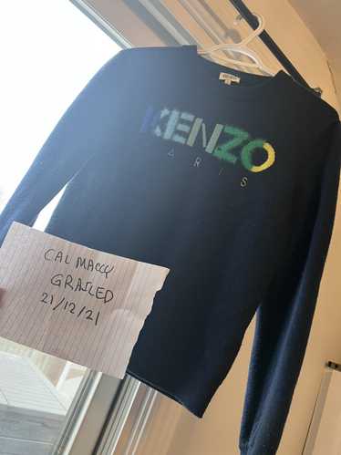 Kenzo Kenzo Paris Wool Sweater (Fits XS) Navy Blue