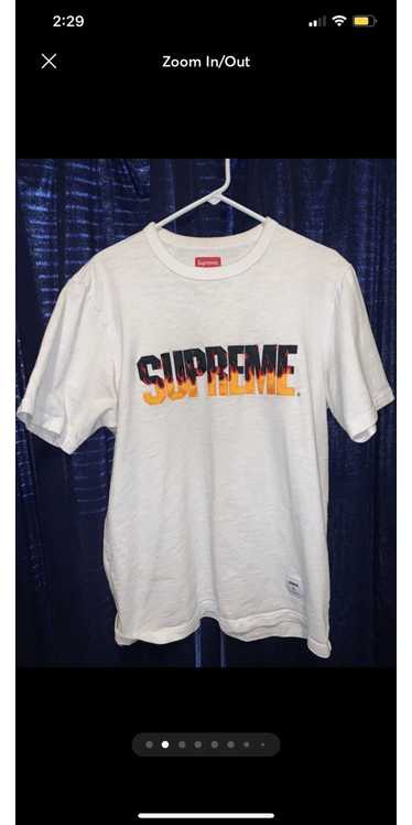 Supreme flame clearance tee