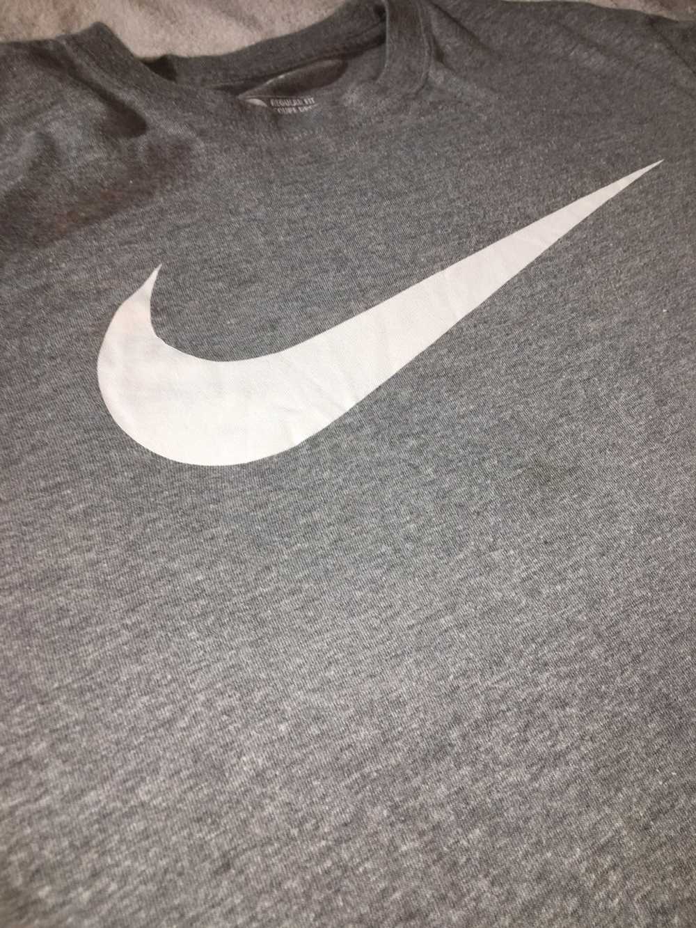 Nike Nike x Grey Long-sleeve Nike Check Tee - image 2