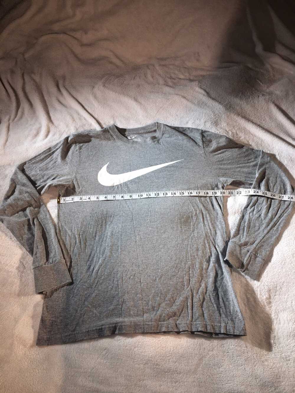 Nike Nike x Grey Long-sleeve Nike Check Tee - image 4