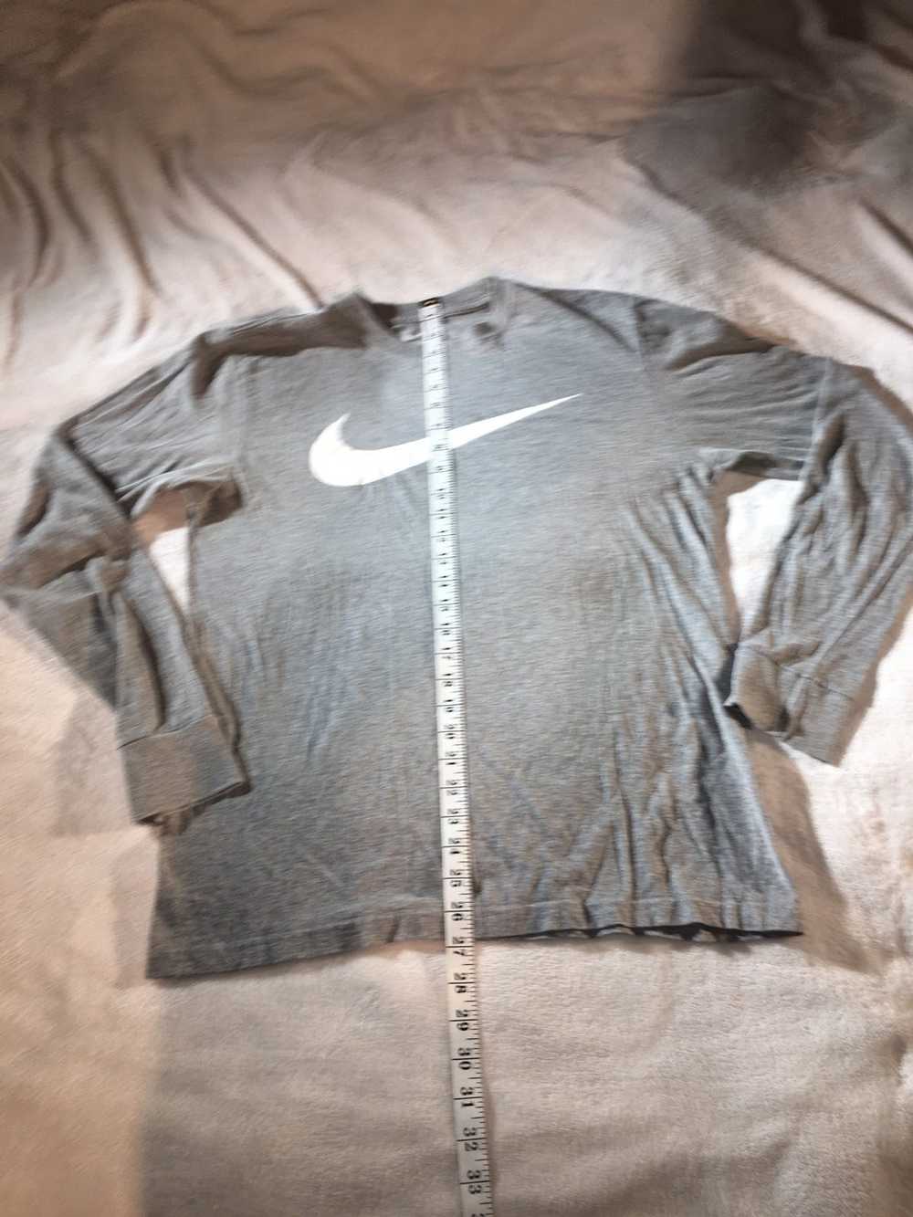 Nike Nike x Grey Long-sleeve Nike Check Tee - image 5