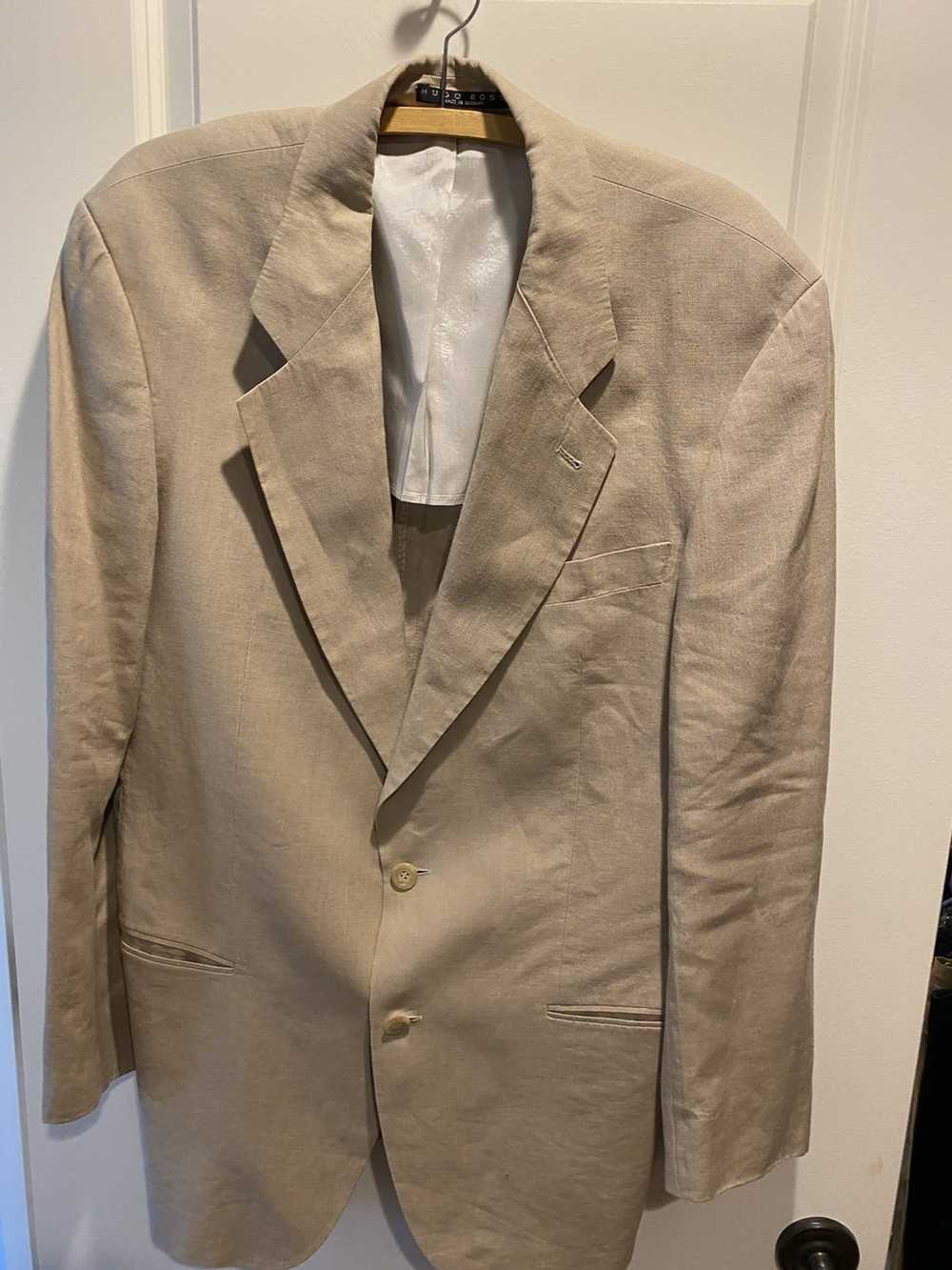 Hugo Boss Tan Linen Sport Coat - image 2