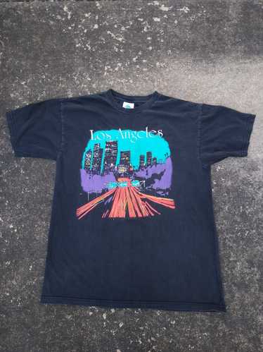 Vintage Vintage Los Angeles Skyline T shirt