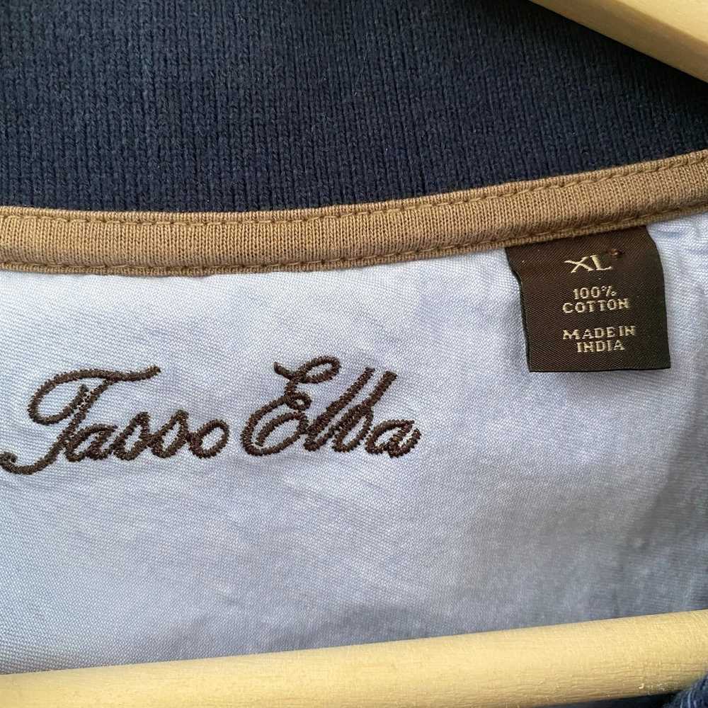 Streetwear × Tasso Elba × Vintage Blue Tasso Elba… - image 3