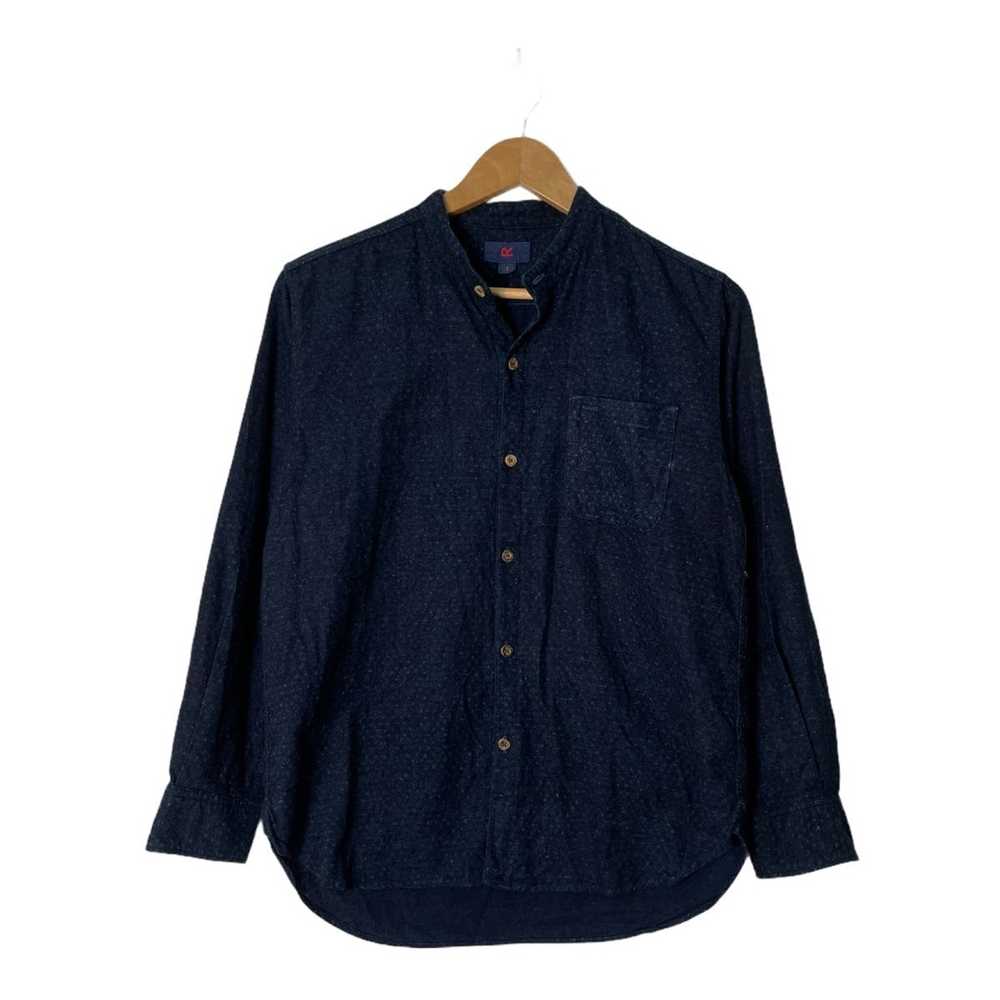 45rpm × R R by 45rpm Indigo Dyed Buttons Up Shirt - image 1