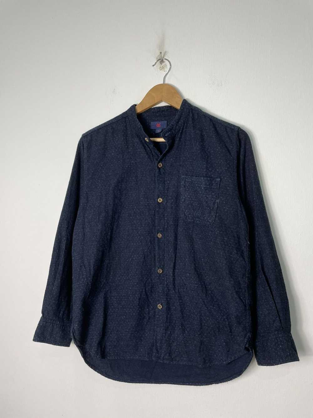 45rpm × R R by 45rpm Indigo Dyed Buttons Up Shirt - image 2