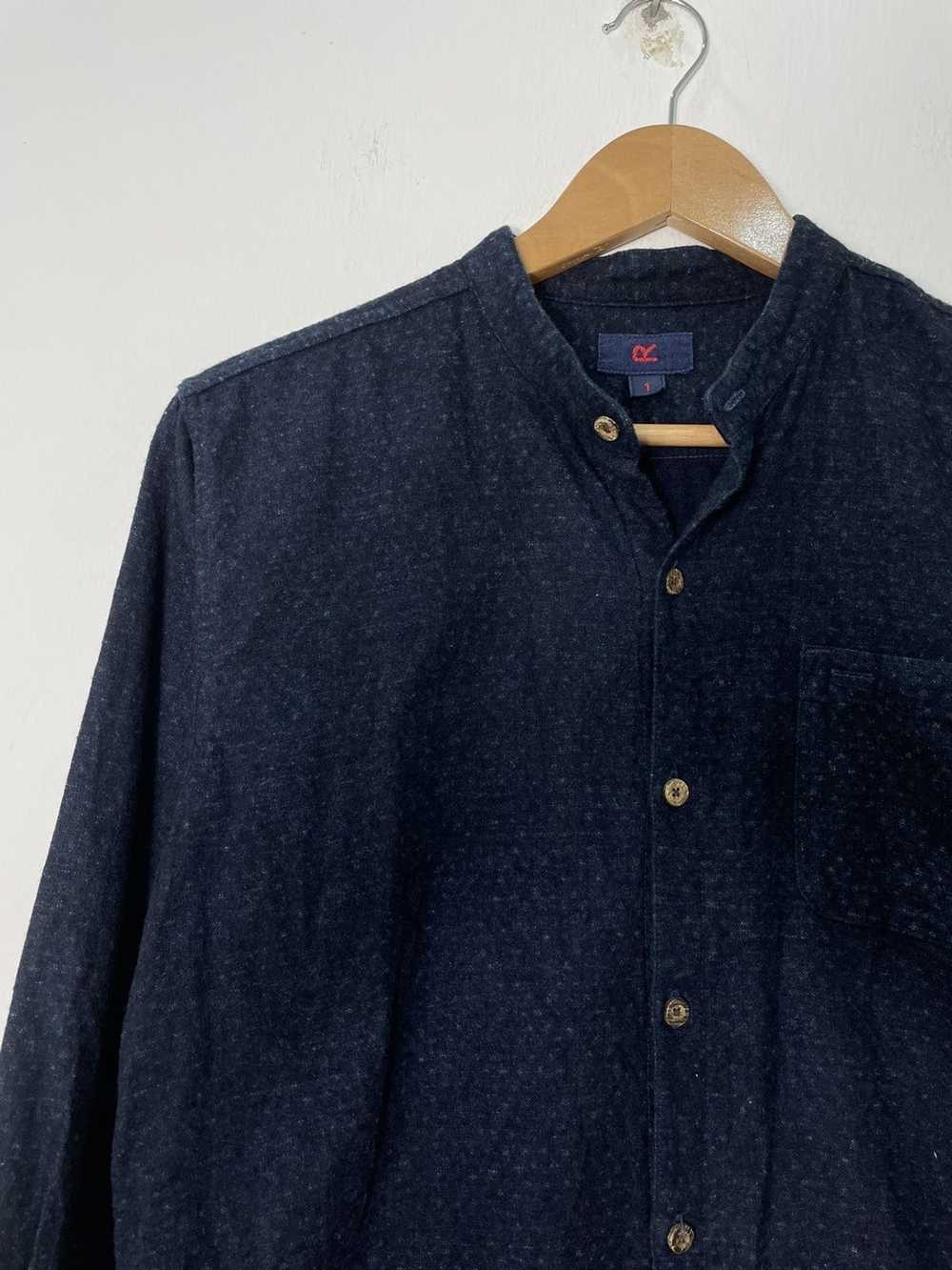 45rpm × R R by 45rpm Indigo Dyed Buttons Up Shirt - image 3