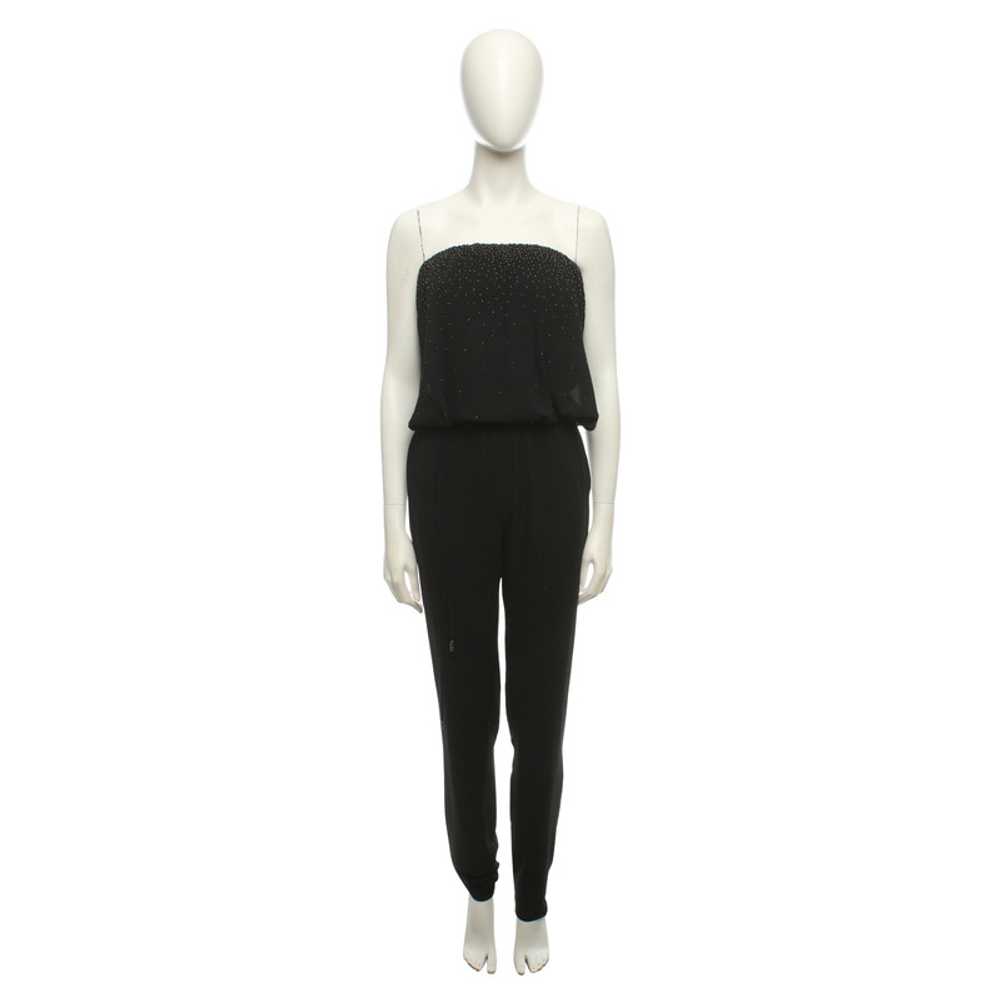 Halston Jumpsuit Silk in Black - image 1