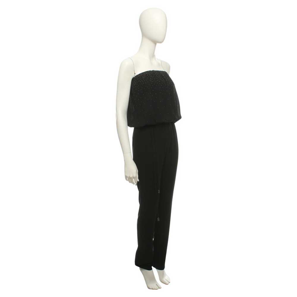 Halston Jumpsuit Silk in Black - image 2