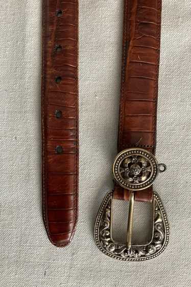 Vintage Brown Western Belt