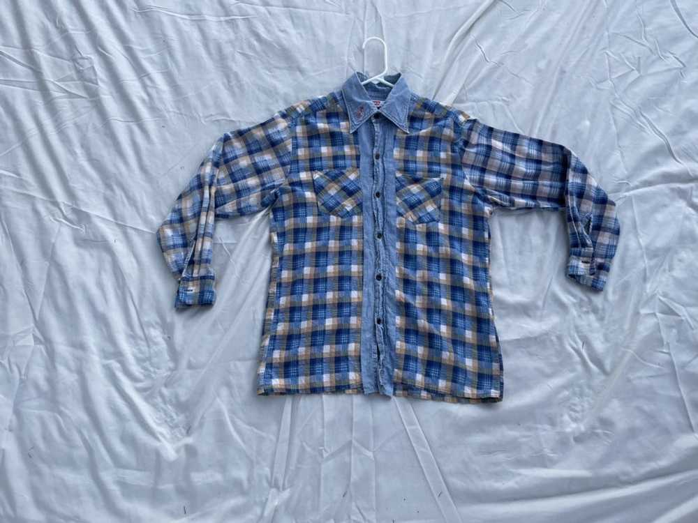 Needles Needles Rebuilt Flannel Shirt - image 1