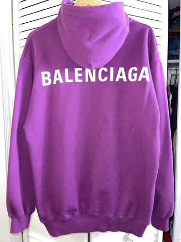 Balenciaga Balenciaga Oversized Back Logo Hoodie