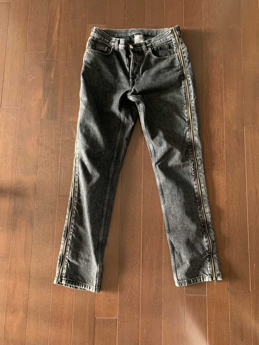 Vetements Vetements zipper jeans - image 1