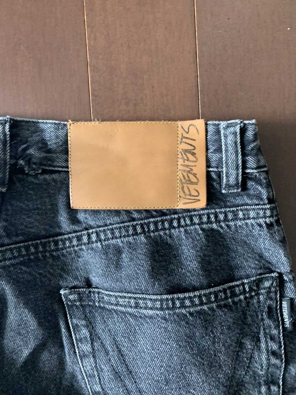 Vetements Vetements zipper jeans - image 3
