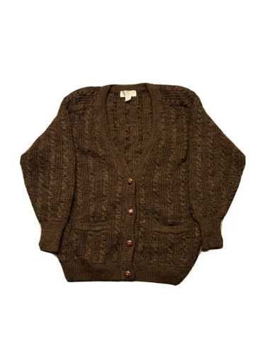 Vintage VTG Michelle Stuart Cableknit Wool Cobain 