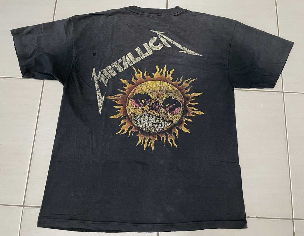 Band Tees × Metallica × Vintage Rare Vtg Distress… - image 7