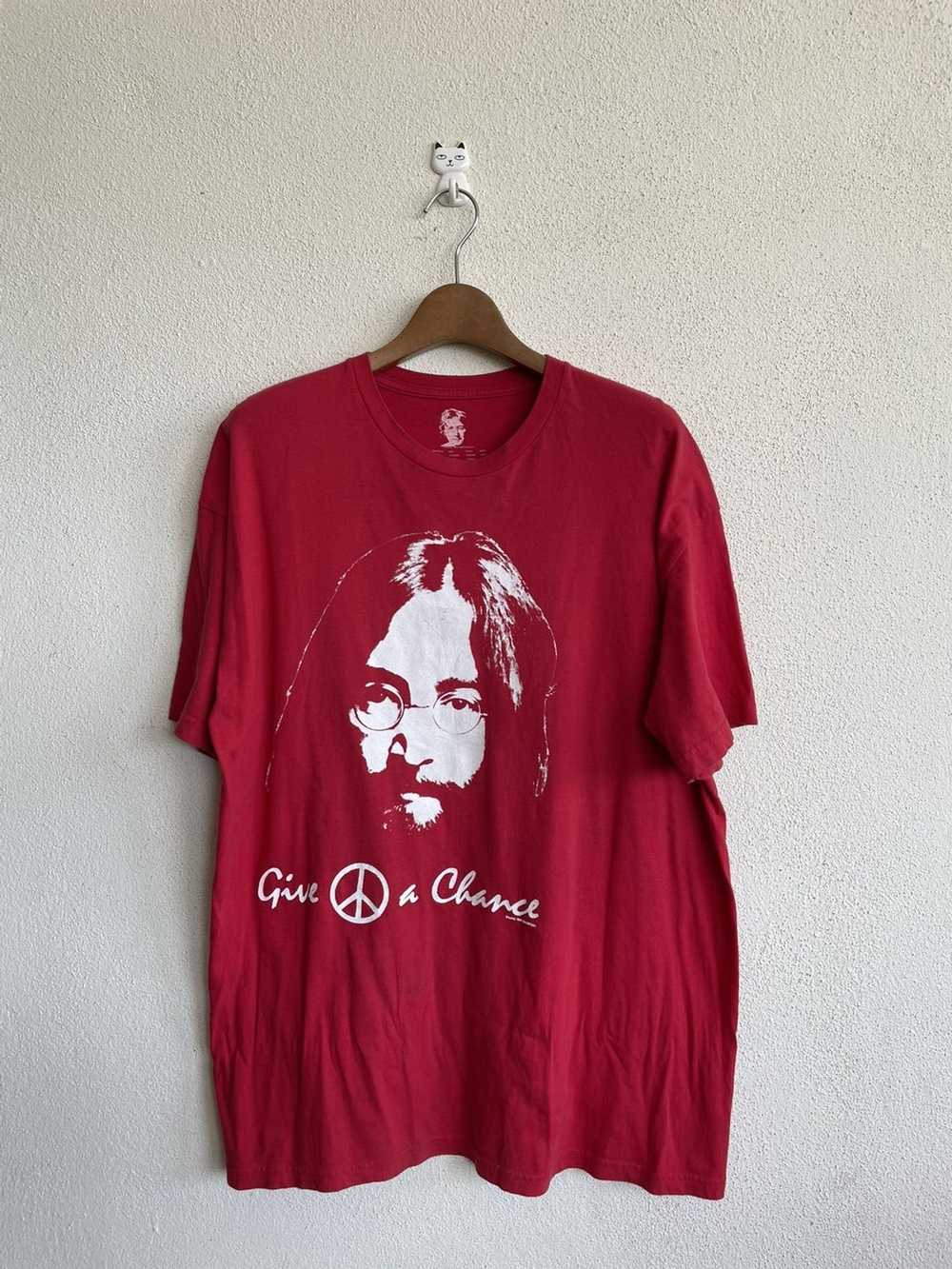 Band Tees × John Lennon John Lennon Give Peace a … - image 1