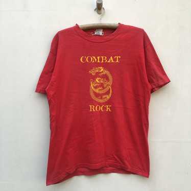 Streetwear × Vintage Vintage Combat Rock 90s Tees… - image 1