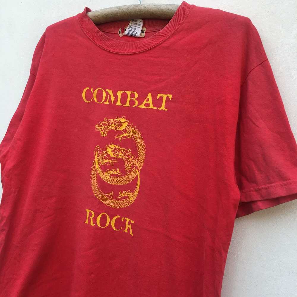 Streetwear × Vintage Vintage Combat Rock 90s Tees… - image 2