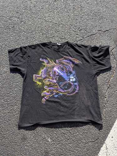 Streetwear × Vintage Vintage Purple Dragon Shirt Y