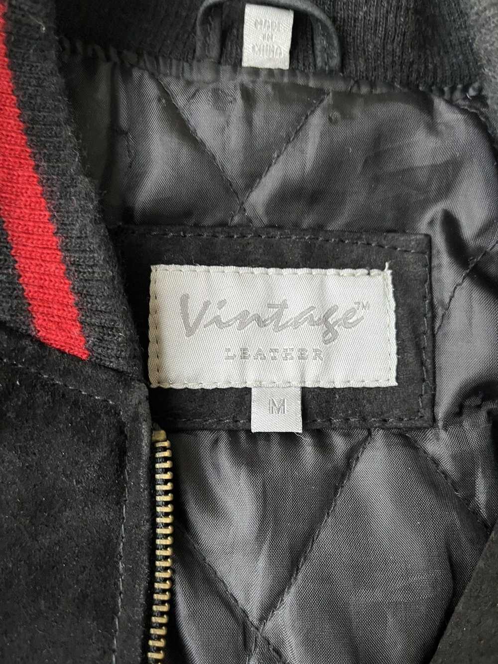 Military × Vintage Marines Leather Jacket - image 3
