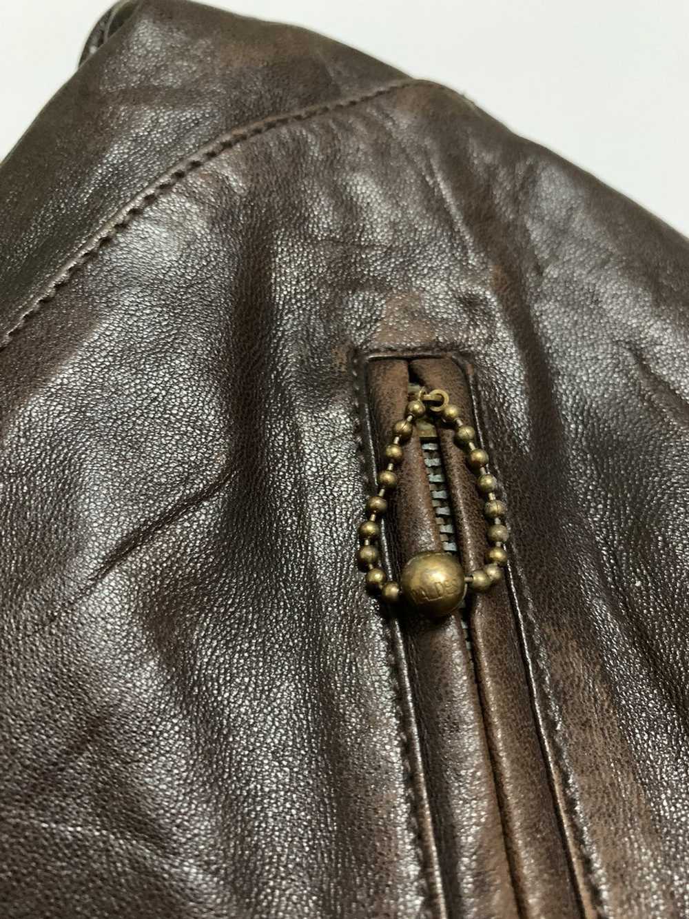 Leather Jacket × Takeo Kikuchi Vintage Takeo Kiku… - image 10