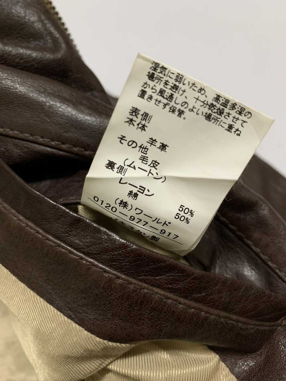Leather Jacket × Takeo Kikuchi Vintage Takeo Kiku… - image 12