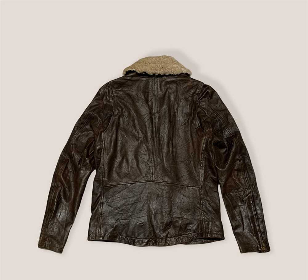 Leather Jacket × Takeo Kikuchi Vintage Takeo Kiku… - image 3