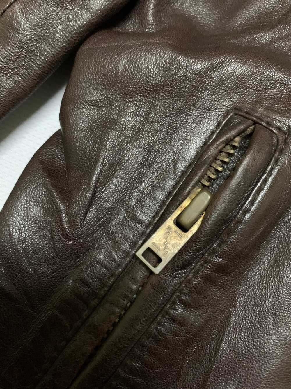 Leather Jacket × Takeo Kikuchi Vintage Takeo Kiku… - image 7