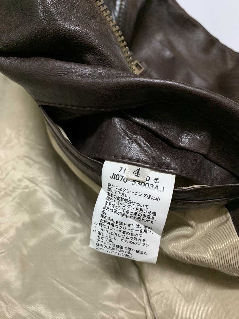 Leather Jacket × Takeo Kikuchi Vintage Takeo Kiku… - image 9
