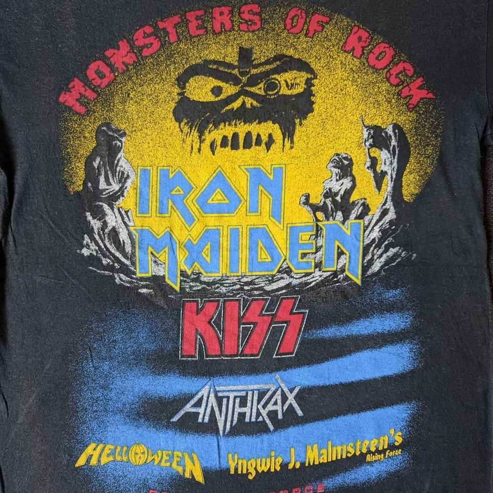 Band Tees × Iron Maiden × Vintage 1988 Iron Maide… - image 5