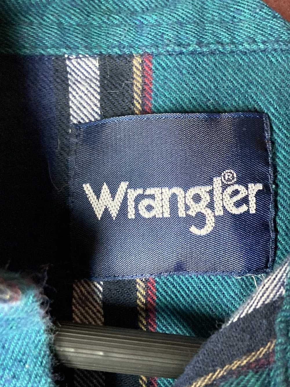 Vintage × Wrangler Vintage wrangler pearl snap bu… - image 3