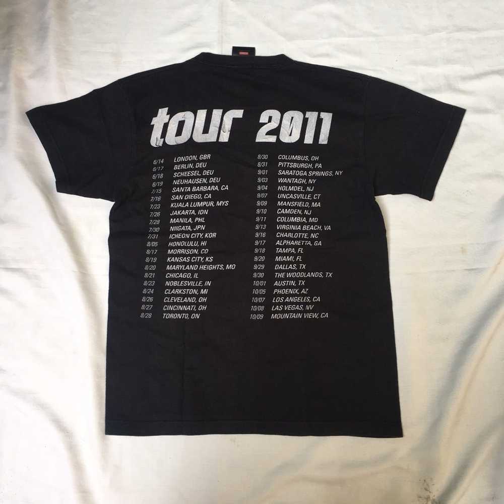 Band Tees × Vintage Incubus tour 2011 shoot tag t… - image 3