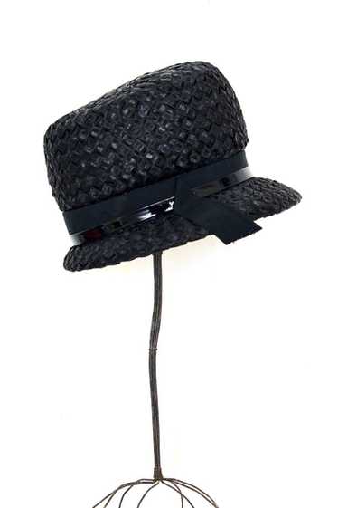 Black Straw Hat - image 1