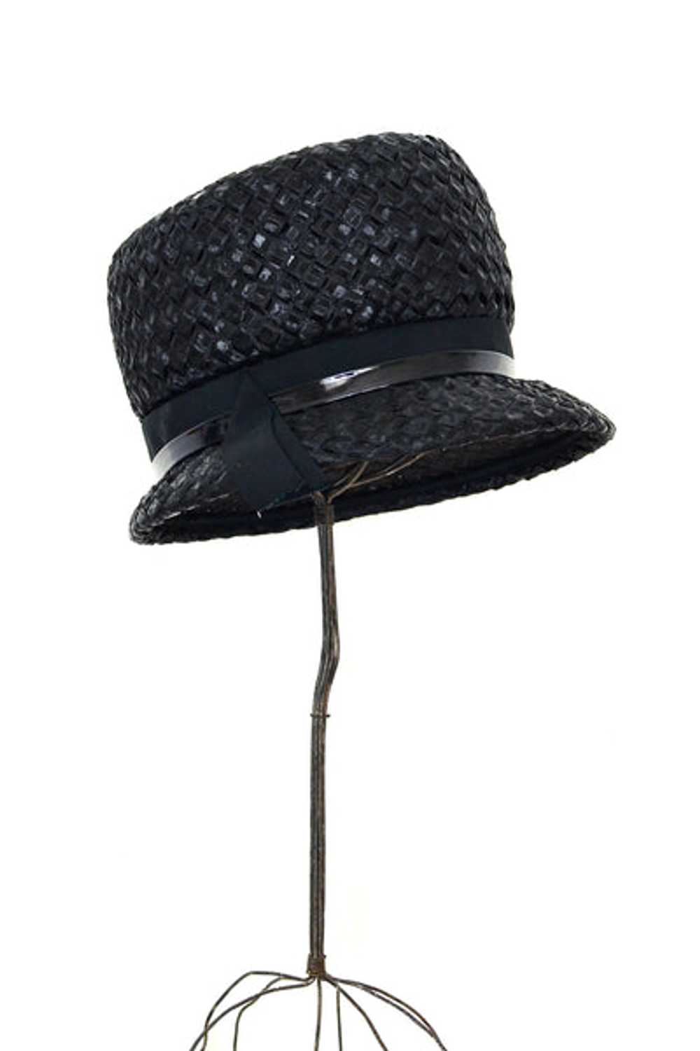 Black Straw Hat - image 2