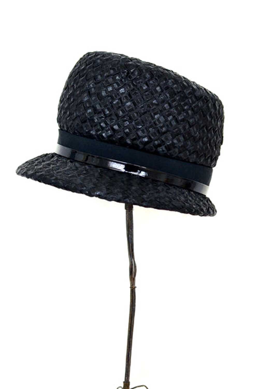 Black Straw Hat - image 3