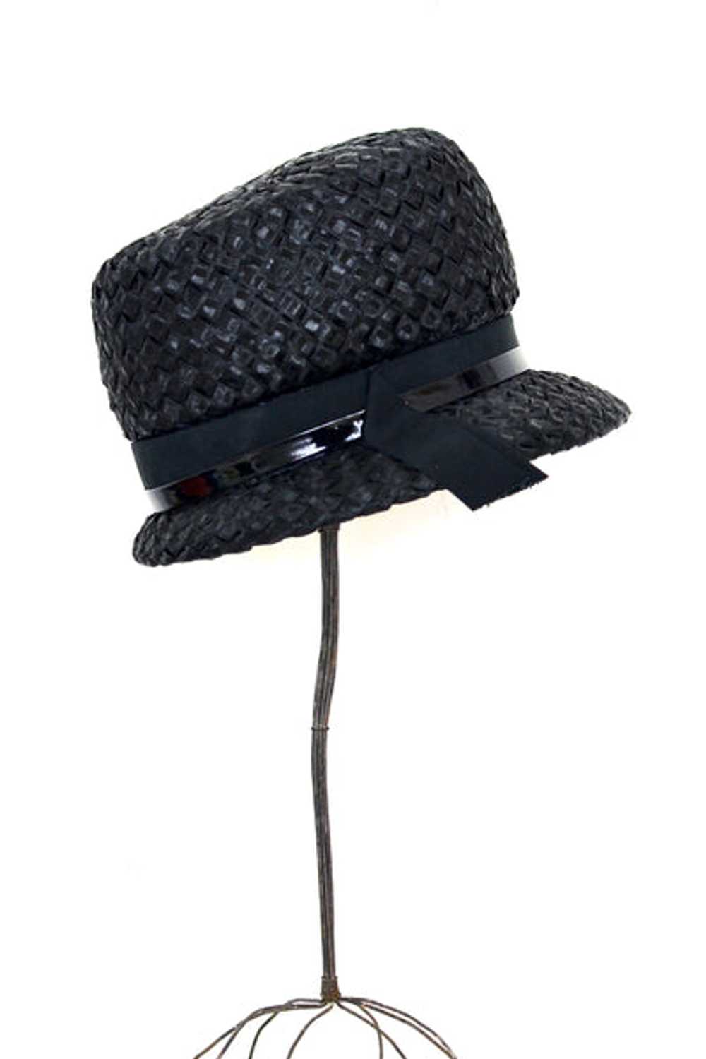 Black Straw Hat - image 4